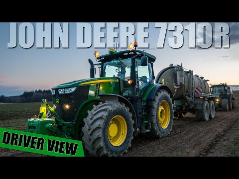 John Deere 7310R E23 | GoPro/driver view