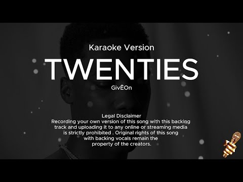 GIVEON - TWENTIES (Karaoke Version)