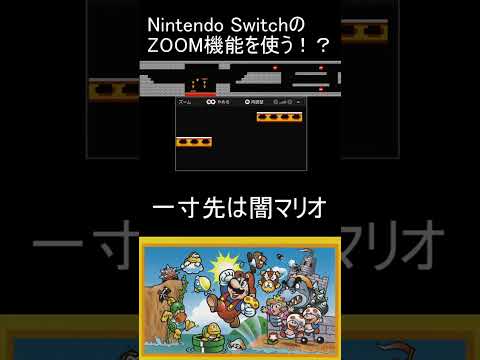 7-4 一寸先は闇マリオ Nintendo SwitchのZOOM機能を使う！？