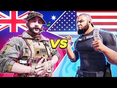 Americans VS Australians IN MODERN WARFARE