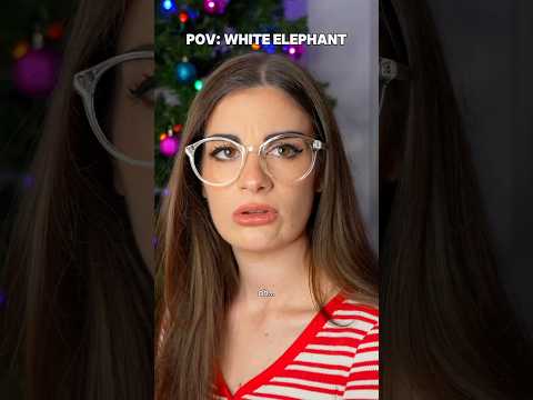 POV: White Elephant. Part 1. #funny #skit #comedy #christmas #sketchcomedy  #friends