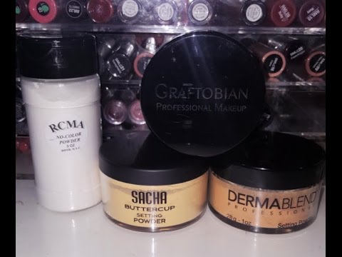 SETTING POWDER HAUL/ RCMA / SACHA/ DERMABLEND/ GRAFTOBIAN