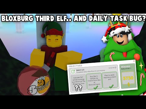 THE THIRD NEW BLOXBURG ELF... and a messed up daily task