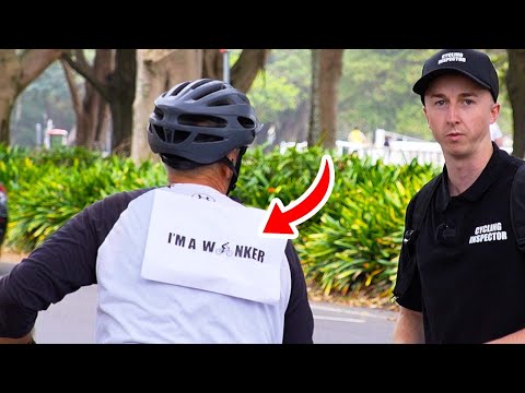 Pranking Cyclist !