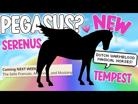 *NEW* MAGICAL DUTCH WARMBLOOD (PEGASUS?), NEW HORSES NEXT WEEK, & MORE!! STAR STABLE!!