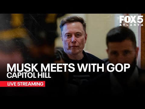 LIVE: Elon Musk has closed-door meeting with House GOP