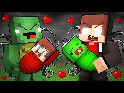 JJ and Mikey Adopted by DARK MONSTERS in Minecraft - Maizen