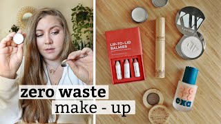 zero waste make up routine | sustainable, eco-friendly, & green beauty brands