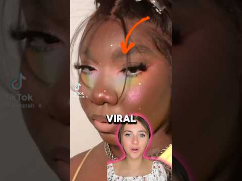 VIRAL rainbow under eye makeup 💄 #subscribe #makeup #fypシ #grwm #makeuptutorial