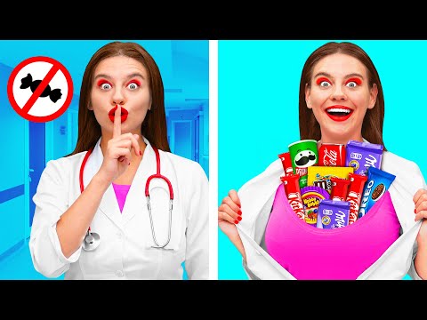 How To Sneak Food Into Hospital | Funny Moments by BaRaFun Gold Challenge