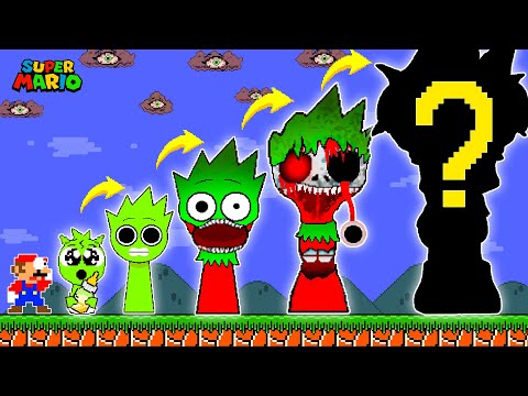 Mario vs The EVOLUTION OF NEW HORROR OWAKCX Sprunki in Super Mario Bros