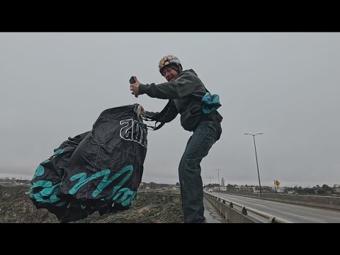 Living on the edge: Meet the man BASE jumping off the Perrine Bridge daily