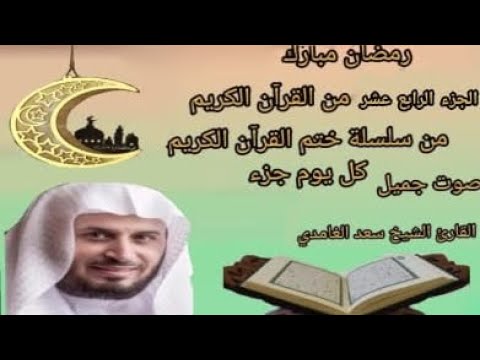 #الجزء_الرابع_عشر من#القرآن_الكريم من سلسلة ختم#القرآن_الكريم كل يوم جزء بصوت#الشيخ#سعد_الغامدي