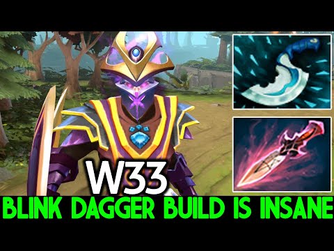 W33 [Silencer] Blink Dagger Build is Insane 100% Free Hit Dota 2