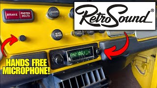 FJ40 RetroSound Radio Install! Modern Features In A Vintage Car!! | #Tiger40 Project Part 11