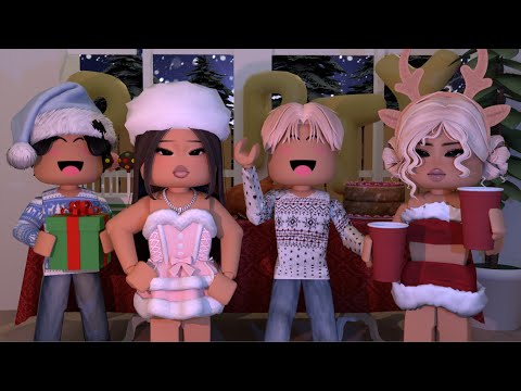 HOSTING A HUGE NEIGHBOURHOOD CHRISTMAS PARTY! *MY ENEMY SHOWS UP?* Family Roblox Bloxburg Roleplay