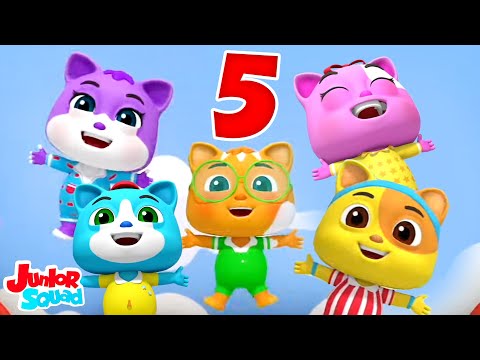 Cinco Gatinhos Pequenos Divertida Canção de Ninar para Bebês por Kids Tv Preschool