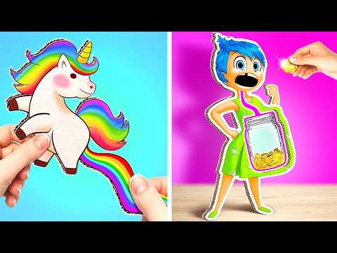 Paper Unicorn VS Cardboard JOY 🦄 😁  *Cool Cardboard Ideas for You*