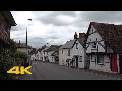 Whitchurch, Hampshire Walk: Town Centre【4K】