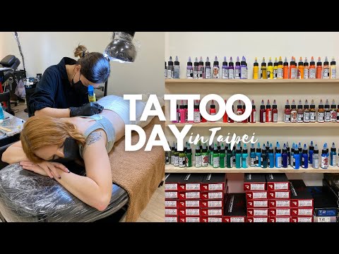 Tattoo Day in Taipei, Taiwan 跟我來台北刺青嘍！🚆🇹🇼