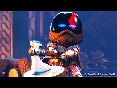 Kratos Bot in Bot of War (Astro Bot Becomes Kratos) [4K 60FPS]