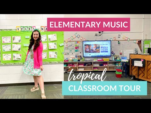 Elementary Music Classroom Tour at the END of the School Year (it's well loved)