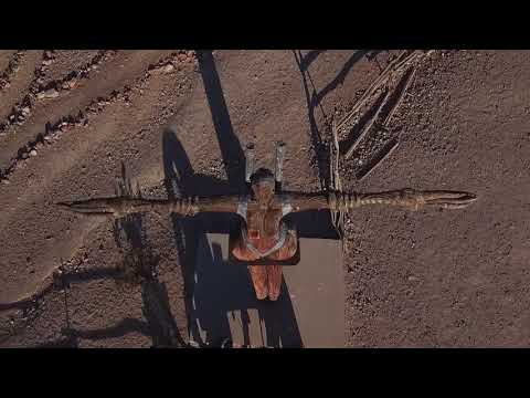 Drone footage of Goldwell Open Air Museum