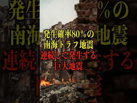 連続して発生する巨大地震がヤバい【都市伝説】 #都市伝説 #ホラー #雑学