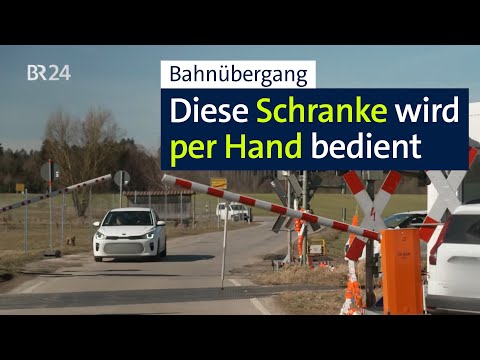 Bahnübergang: Schranke zu, Schranke auf - per Hand | Abendschau | BR24