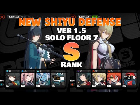 NEW Shiyu Defense 1.5 Floor 7 (S-Rank) Miyabi M0S1 & Evelyn M0S1 | Zenless Zone Zero