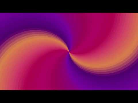 1H long relaxing satisfying Screensaver of colorful rainbow spiral Video Loop no sound, no music