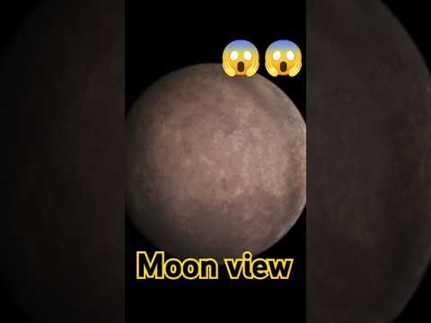 closest view of moon #shorts #moon #moonview #universe #space