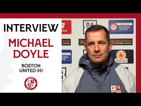 Woking 1-0 Boston United | Michael Doyle Interview