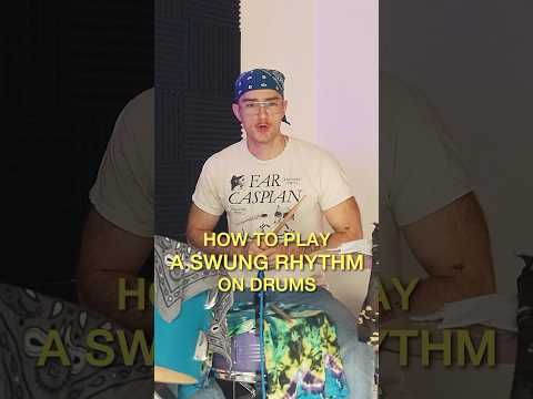 How to play a swung rhythm on the drums… #drums #drummer #drumming #rhythm #drumlessons #swing