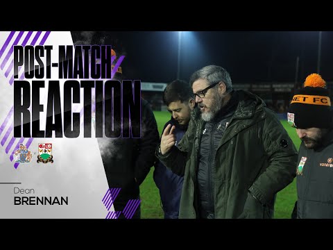 Dean Brennan post-match | Altrincham FC