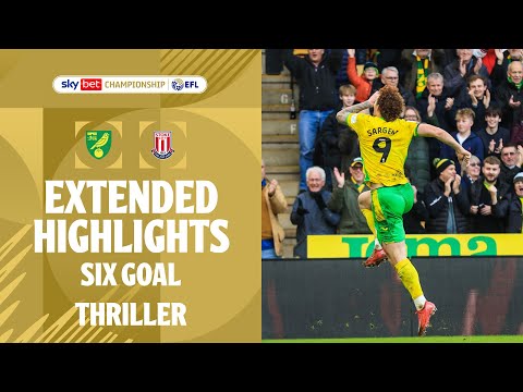 SIX GOAL THRILLER! | Norwich City v Stoke City extended highlights