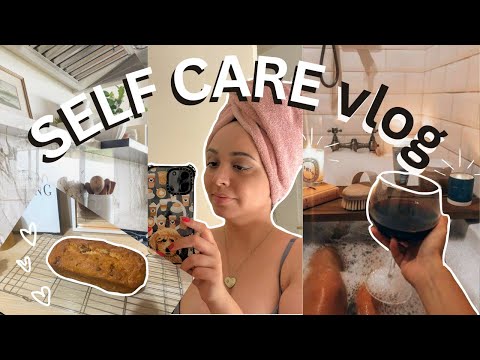 VLOG 7PM SELF CARE NIGHT IN MY LIFE!wind down with me: face masks, baking, journaling a cosy night