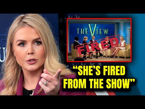 Karoline Leavitt BREAKS Silence Reveals She Forced 'The View' To FIRE Joy Behar!