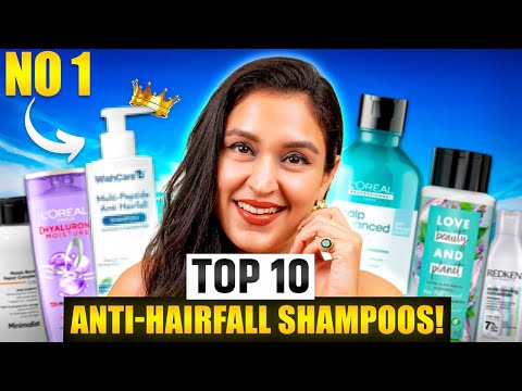 TOP 10 ANTI-HAIRFALL SHAMPOOS IN INDIA 🇮🇳 | Chetali Chadha