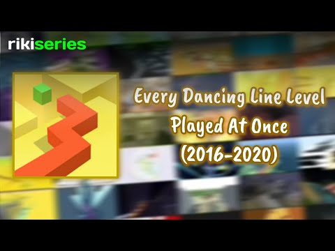 Every Dancing Line Level Played At Once (5th Anniversary)