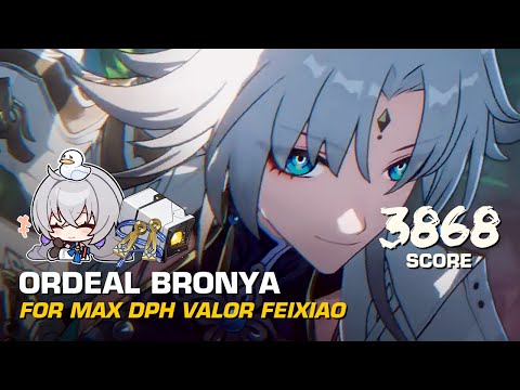 Ordeal Bronya x Valor Feixiao vs Kafka | 3868 Score | New Apocalyptic Shadow Boss v2.6