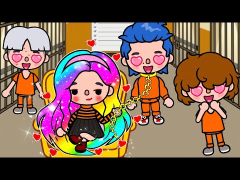 I'm Queen In Jail, All Boys Obsessed With Me 😍 Toca life story | Toca Boca