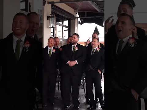 The Best Groomsmen Yet! #wedding #weddingshorts  #viral #ytshorts