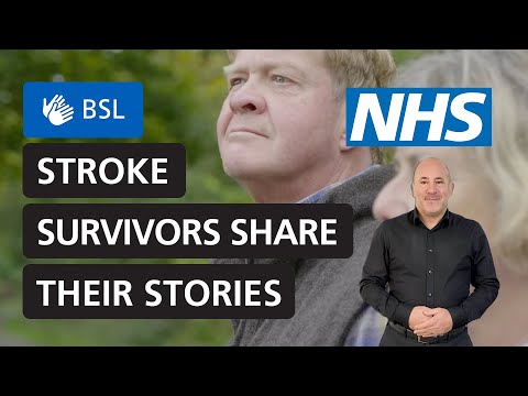 Stroke survivors share their stories | Act FAST | NHS (BSL)