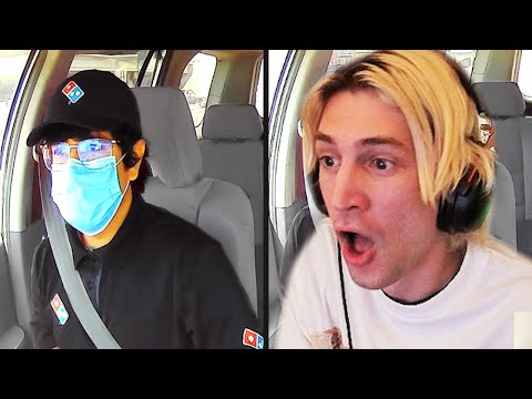 The Craziest Pizza Delivery Situation | xQc Reacts